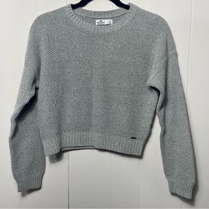Grey Hollister Knit Long Sleeve